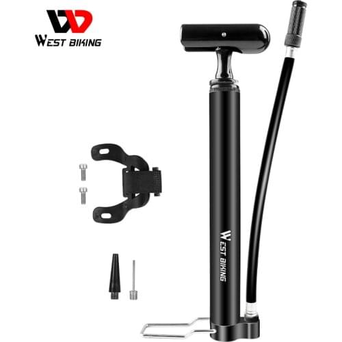WEST BIKING Bicycle Pump 120PSI Presta/Schrader Road MTB Mountain Bike Pump Cycling Inflator Hand Pump For Bicycle
