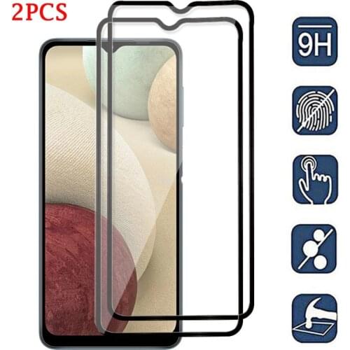 2Pcs Tempered Glass On For Samsung Galaxy A12 Screen Protector for Samsung Galaxy A32 5G A12 Soft Protective Glass Film