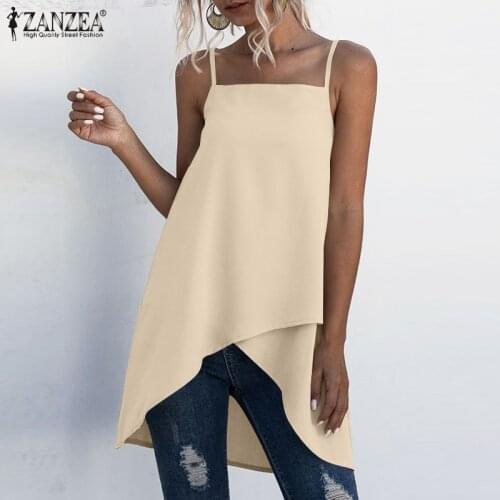 Женские летние топы ZANZEA China At AliExpress