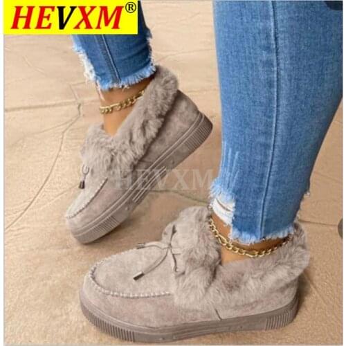 2020 New Fashion Women Snow Boots Comfortable Winter Warm Casual Platform Boots Women Suede Punk Shoes Woman Plus Size 35-43