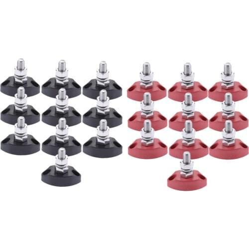 10pcs Stainless Steel Insulated Terminal Block Single Stud 6mm