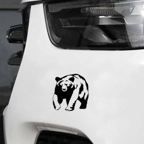 14.2*14.8CM Mysterious Polar Bear Large Animals Car Sticker Vinyl Accessories Decoration C12-0462