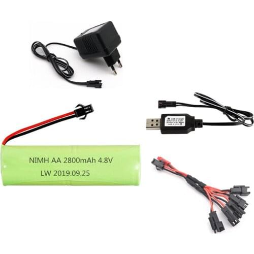 H Model ) 4.8v 2800mah NiMH Battery For Rc toys Cars Tanks Robots Boats Guns 4.8v Rechargeable Battery Ni-MH AA Battery Pack