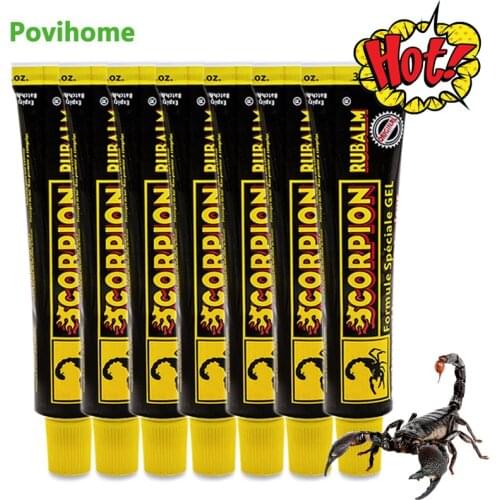 7pcs Scorpion Ointment Strong Efficient Relieving Muscle Pain Headache Neuralgia Acid Stasis Rheumatism Arthritis Cream