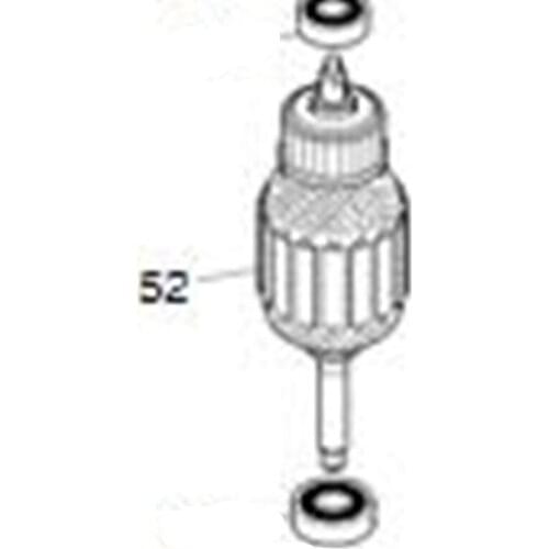 AC220-240V MAKITA 518745-1 Rotor Motor Armature for DA4000LR DA4000 Rotor