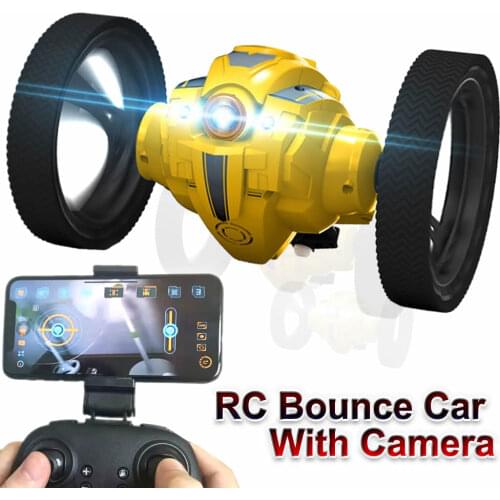 RC Car with camera HD 2.0mp Hot sale WIFI Bounce Car PEG SJ88 4CH 2.4GHz Jumping Sumo with Flexible Wheels Remote Control FSWB