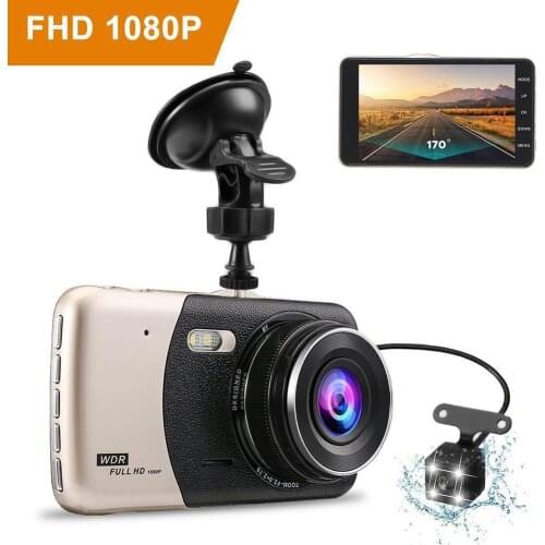 Car DVR Dash Camera Car Traffic Recorder HD Night Vision 1080P Dual Lens Reversing Image Integrative Camera Automobile Parts