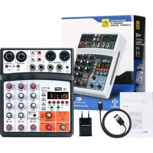 Wireless USB Mini Mixer Digital Effector Multi-purpose Compact And Convenient Sound Durable Card Mixer