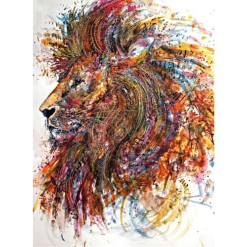 Fantasy,Diamond Painting,Lion,Square,Drill,Rhinestone,Pasted Painting,Cross Stitch,Eagle,Mosaic,Pattern,Handmade Painting, ll063
