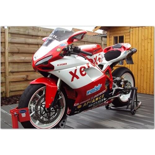 Ducati 1098 Sport Motorcycle Wall Art Posters and Prints Modern Canvas Paintings for Living Room Decor