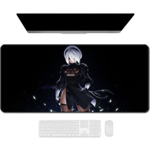 Mouse Pad Nier Automata Anime High Quality Keyboard Desk Pad Xl One Piece Wholesale Game Accessories Large Gamer Mousepad Carpet