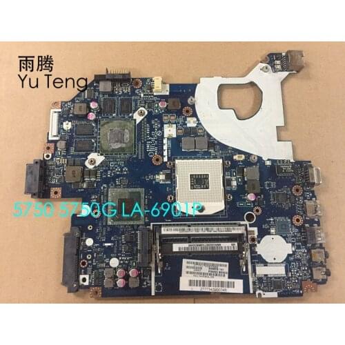 P5WE0 LA-6901P Laptop motherboard for Acer 5750 5750G LA-6901P Motherboard 100% performance test
