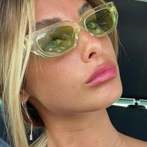 Trendy Small Rectangle Sunglasses Women 2021 Luxury Brand Fashion Square Sun Glasses For Men Personalized Очки Солнечные Женские
