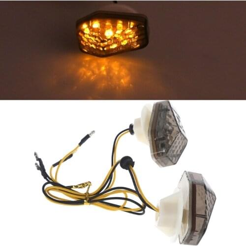 Motorcycle LED Flush Mount Turn Signal Indicator Flasher For Suzuki GSXR 600 R3MD