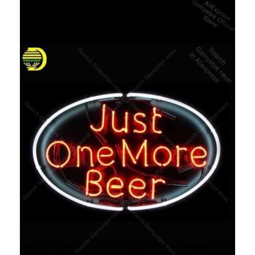 Neon Sign for Just One more Beer Neon lamp Pub Display Beer Express shop Neon Indoor Neon Sign Neon Window Lights neon sign logo