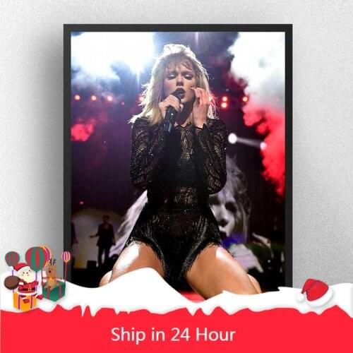 Taylor Alison Swift Poster Wall Art Canvas Painting Custom Poster and Printmaking Mural Girl Room Decoration Frameless