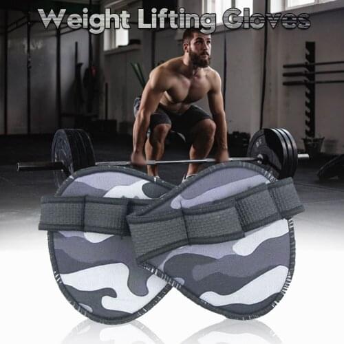 Lifting Palm Dumbbell Grips Pads Unisex Anti Skid Weight Cross Training Gloves Gym Workout Fitness Sports For Hand Protector