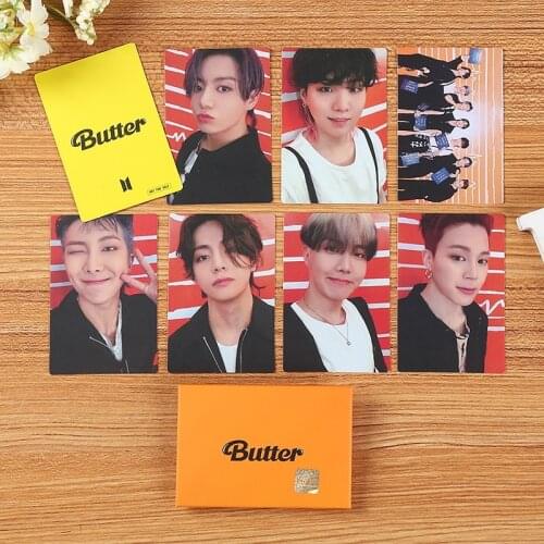 KPOP South Korean Groups Bangtan Boys BUTTER Poster Mini Photocard Memebers Lomo Cards Posters Premium Photos