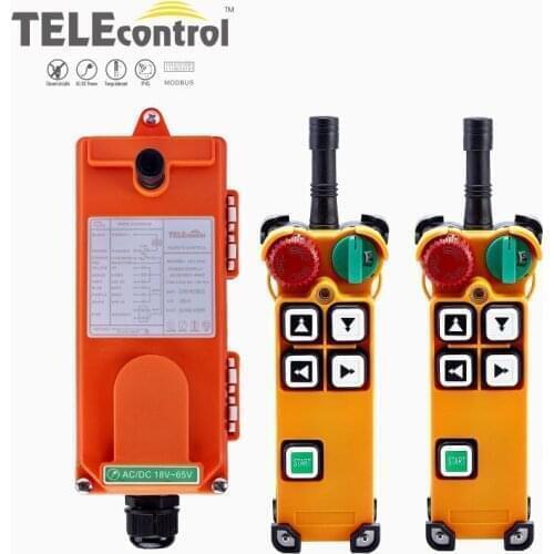 Industrial Remote Control F21-4D Hoist Crane Lift 4 Double Speed Buttons 1 Receiver 2 Transmitters for Truck Hoist Crane
