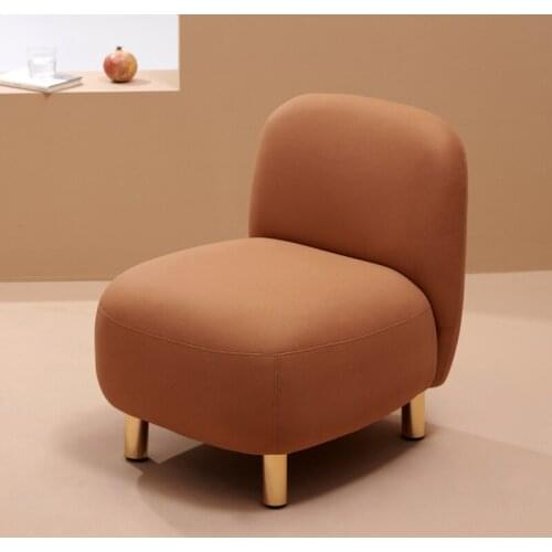 Nordic Style Simple Modern Light Luxury Waterproof Technology Cloth Single Sofa Apartment Living Room Easy To Care Single Sofa