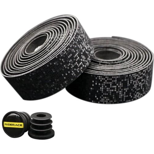 Bike Handlebar Tape Road Bicycle Anti-slip PU Starry Sky Shock Absorption Handle Bar Tape Cycling Wrap End Plug