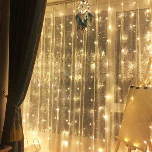 Christmas Lights Curtain Garland Merry Christmas Decorations For Home Christmas Ornaments Xmas Gifts Navidad 2022 New Year Decor