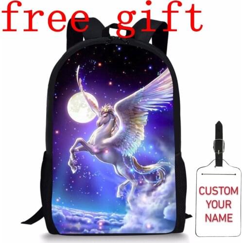 Girls Boys School Bags Kids Unicorn Casual School Backpack For Kid Bookbag Student Schoolbag Kids Lightweight Mochila Escolar