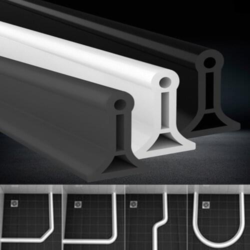 1pcs Silicone water retaining strip for Sink Basin Stove Water Stopper Bathroom shower dam Flood Barrier Dry and Wet Separation