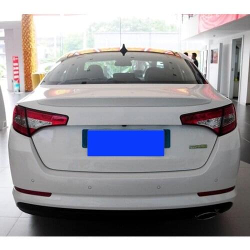 For KIA Optima Spoiler 20112012 2013 K5 Korean Version Spoiler High Quality ABS Material Car Rear Wing Primer Color Rear Spoiler