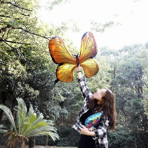 1pc Gold Butterfly Animal Foil Balloons Jungle Birthday Party Decorations Kids Adult Wedding Decoration Toys Baby Shower Globos