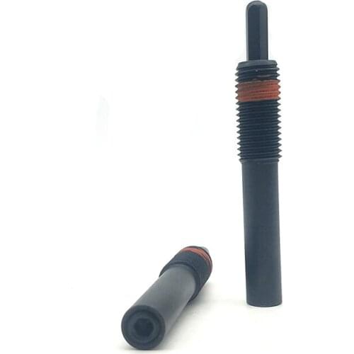 1pcs M16 Allen telescopic buffer positioning screw hex socket hex convex pin spring plunger bolt black color 10mm-40mm long