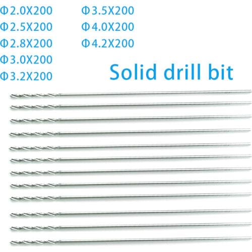 10pcs/bag Bone stainless steel drill bits 200mm long Veterinary orthopedics Instruments