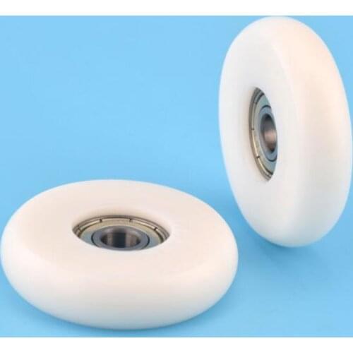 8*50*12mm POM coated spherical cam 608zz bearing pulley roller bearing 97kg Inside 8mm