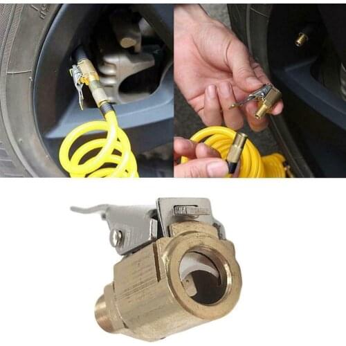 8MM Car Air Pump Cycling Bicycle Accessories Bicycle PumpNozzle Adapter Truck Tire Inflator Valve Connector Head Clip