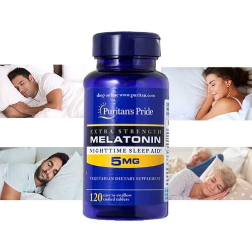 Free Shipping Rapid Release Melatonin 5 Mg 120 Count Night Sleep Assistance