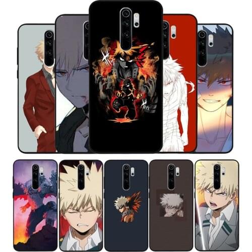 Anime Katsuki Bakugou Phone Case For Xiaomi Redmi note 9 8 7 6 5 4 Pro S for redmi 4A 4X 5 Plus 5A 7A Cover