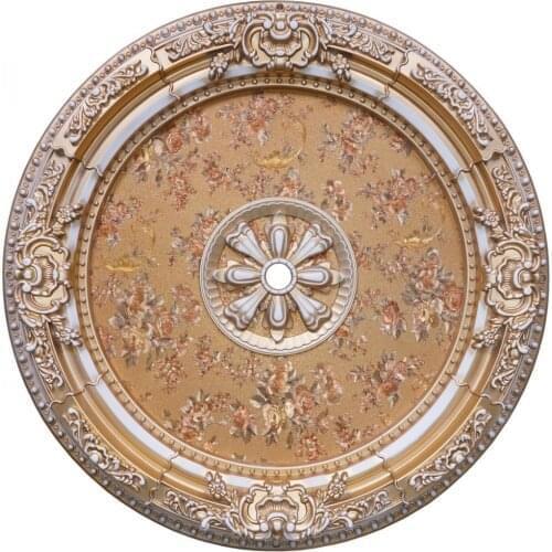 Decorative Round Designed Vintage Looking Ceiling Medallion for Chandeliers 90cm 35.43