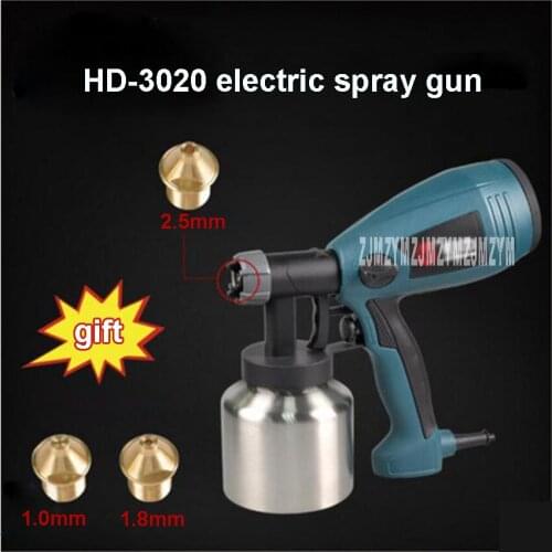 HD-3020 Electric Spray Gun Painting Machine High-quality Latex Painting Tool Paint Spraying Machine 220V 500W 800ml 0.1-0.2bar