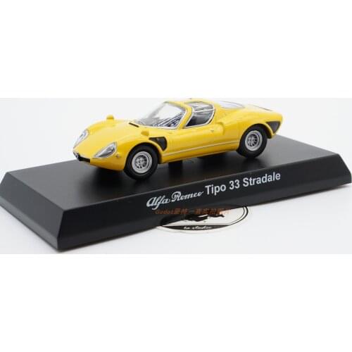 Kyosho 1/64 Alfa Tipo33 Diecast Collection of Simulation Alloy Car Model Children Toys