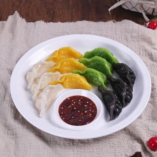 Dumplings model ;simulation food meal fake steamed dumplings sample ;large stuffed dumplings prop window display