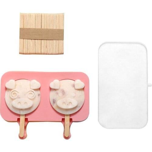 DIY Homemade Cartoon ice Cream New Silicone Ice Cream Mold, DIY Molds, Homemade Cartoon Ice Cream Mold