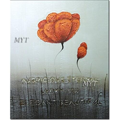 New Arrival Abstract Flower Oil Painting Canvas Art No Frame Wall Decoration 1 Panel Set Canvas Picture Artwork Home Showpieces