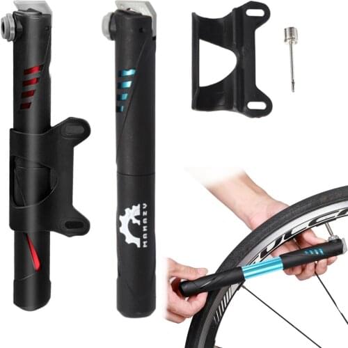 MTB Bike Tire Hand Pump 120PSI Outdoor Cycle Biking Entertainment for Cycling Bicycle Ball Toy Manual Air Inflator