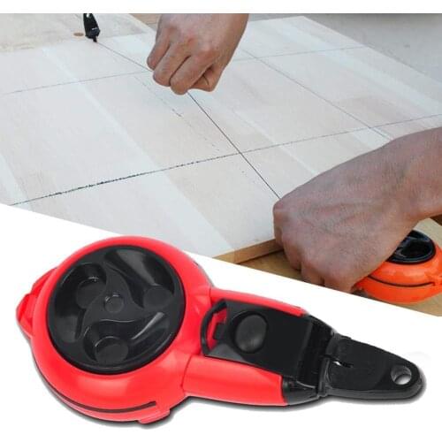 DIY Chalk Line Marker Automatic Reeling Efficient Carpenter Parts Orange/green Working For Wood Tools Tool Hand N4I2