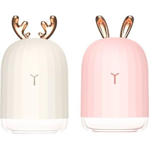 Searide 220ml USB Diffuser Aroma Essential Oil Car Air Humidifier Ultrasonic 7 Color Change LED Night light Cool Mist for Home