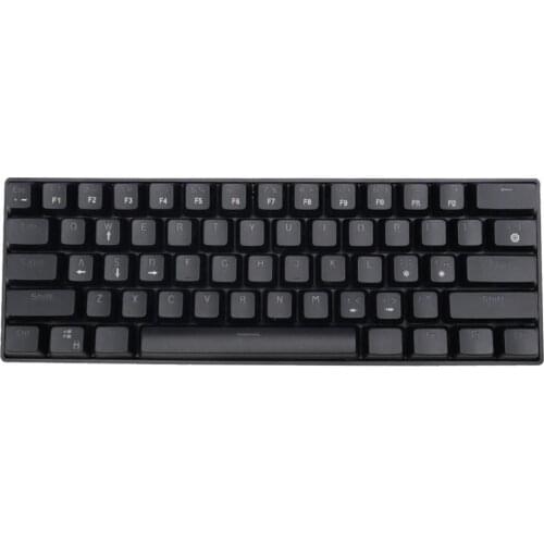 Wired Keyboard Quick Response Plug Play Waterproof Type-C 61 Keys Mechanical AxisKeyboard for Laptops