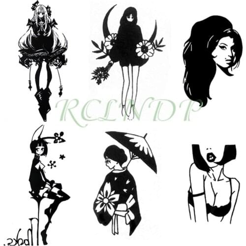 Waterproof Temporary Tattoo Sticker Mini Anime fake tatto Cool flash tatoo tatouage temporaire hand foot for girl women kids