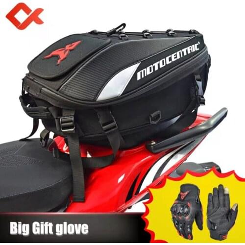 Motorcycle Backpack Waterproof Bag Motorcycle Tankbag Super Capacity Rear Seat Tail Bag Backpack for Motorcyclist MOTOCENTRIC