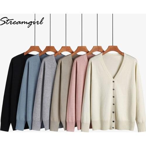 Knitted Oversize Cardigan Women Autumn 2021 Sweaters Female Tops Womens Cardigans White Cardigan For Women Knitted Jacket