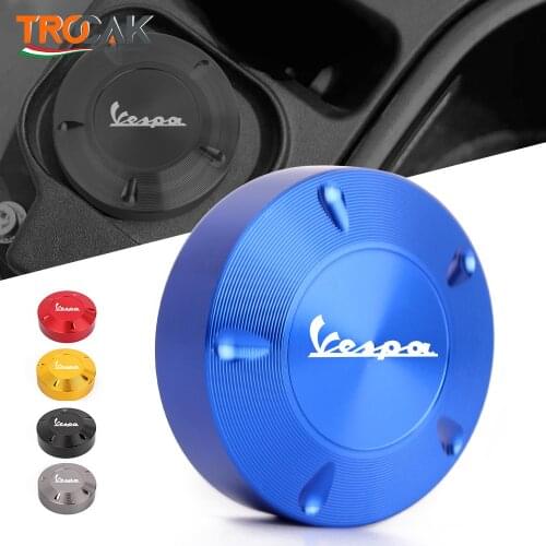 2020 NEW For Vespa gts 300 250 sprint px lx primavera 150 125 250 Motorcycle CNC Gas Fuel Tank Filler Oil Cap Cover accessories